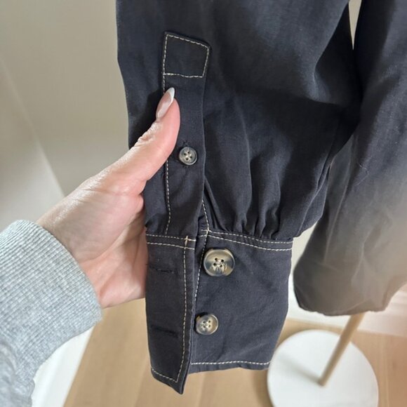 Topshop Button-Down Collared Shirt – Size 4 (US 4 / UK 6) - Picture 3 of 5